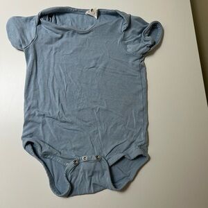 Kate Quinn Light Blue Bamboo Onesie/Bodysuit